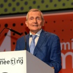 Foto Nicoloro G.   24/08/2019  Rimini    Settima ed ultima giornata della 40° edizione del ' Meeting per l' amicizia fra i popoli ' che quest' anno ha per titolo ' Nacque il tuo nome da cio' che fissavi '. nella foto Pino Morandini, vicepresidente Movimento per la Vita.