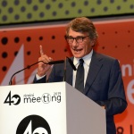 Foto Nicoloro G.   24/08/2019  Rimini    Settima ed ultima giornata della 40° edizione del ' Meeting per l' amicizia fra i popoli ' che quest' anno ha per titolo ' Nacque il tuo nome da cio' che fissavi '. nella foto  Davide Sassoli, presidente del Parlamento Europeo.