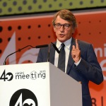 Foto Nicoloro G.   24/08/2019  Rimini    Settima ed ultima giornata della 40° edizione del ' Meeting per l' amicizia fra i popoli ' che quest' anno ha per titolo ' Nacque il tuo nome da cio' che fissavi '. nella foto  Davide Sassoli, presidente del Parlamento Europeo.