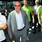 Foto Nicoloro G.   21/08/2019  Rimini    Quarta giornata della 40° edizione del \' Meeting per l\' amicizia fra i popoli \' che quest\' anno ha per titolo \' Nacque il tuo nome da cio\' che fissavi \'. nella foto Arrigo Sacchi, ex allenatore Milan Calcio e Nazionale Italiana.