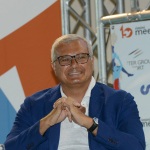 Foto Nicoloro G.   21/08/2019  Rimini    Quarta giornata della 40° edizione del ' Meeting per l' amicizia fra i popoli ' che quest' anno ha per titolo ' Nacque il tuo nome da cio' che fissavi '. nella foto Sandro Campagna, CT Nazionale di Pallanuoto.