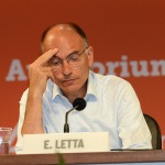 Foto Nicoloro G.   21/08/2019  Rimini    Quarta giornata della 40° edizione del ' Meeting per l' amicizia fra i popoli ' che quest' anno ha per titolo ' Nacque il tuo nome da cio' che fissavi '. nella foto Enrico Letta, presidente Istituto Jacques Delors.