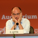 Foto Nicoloro G.   21/08/2019  Rimini    Quarta giornata della 40° edizione del ' Meeting per l' amicizia fra i popoli ' che quest' anno ha per titolo ' Nacque il tuo nome da cio' che fissavi '. nella foto Enrico Letta, presidente Istituto Jacques Delors.
