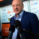 21/08/2019  Rimini    Quarta giornata della 40° edizione del ' Meeting per l' amicizia fra i popoli ' che quest' anno ha per titolo ' Nacque il tuo nome da cio' che fissavi '. nella foto Vincenzo Boccia, presidente Confindustria.