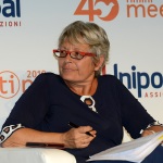 21/08/2019  Rimini    Quarta giornata della 40° edizione del ' Meeting per l' amicizia fra i popoli ' che quest' anno ha per titolo ' Nacque il tuo nome da cio' che fissavi '. nella foto Annamaria Furlan, segretaria generale CISL.
