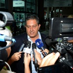 Foto Nicoloro G.   23/08/2019  Rimini    Sesta giornata della 40° edizione del ' Meeting per l' amicizia fra i popoli ' che quest' anno ha per titolo ' Nacque il tuo nome da cio' che fissavi '. nella foto Giovanni Toti, governatore della Liguria.