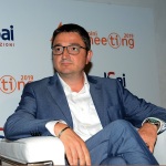 Foto Nicoloro G.   23/08/2019  Rimini    Sesta giornata della 40° edizione del \' Meeting per l\' amicizia fra i popoli \' che quest\' anno ha per titolo \' Nacque il tuo nome da cio\' che fissavi \'. nella foto Maurizio Fugatti, governatore Provincia Autonoma di Trento.