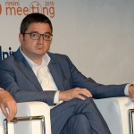 Foto Nicoloro G.   23/08/2019  Rimini    Sesta giornata della 40° edizione del ' Meeting per l' amicizia fra i popoli ' che quest' anno ha per titolo ' Nacque il tuo nome da cio' che fissavi '. nella foto Maurizio Fugatti, governatore Provincia Autonoma di Trento.