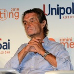 Foto Nicoloro G.   23/08/2019  Rimini    Sesta giornata della 40° edizione del ' Meeting per l' amicizia fra i popoli ' che quest' anno ha per titolo ' Nacque il tuo nome da cio' che fissavi '. nella foto Attilio Fontana, governatore della Lombardia.