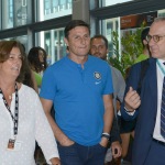 Foto Nicoloro G.   19/08/2019  Rimini   Seconda giornata della 40° edizione del ' Meeting per l' amicizia fra i popoli ' che quest' anno ha per titolo ' Nacque il tuo nome da cio' che fissavi '. nella foto Javier Zanetti, vicepresidente Inter Calcio e membro FIFA.