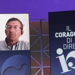 Foto Nicoloro G.   20/08/2021   Rimini    Prima giornata della 42° edizione del Meeting di Comunione e Liberazione che quest' anno ha per titolo ' Il coraggio di dire io '. nella foto in diretta video l' intervento del ministro Vittorio Colao.