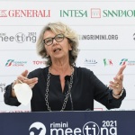 Foto Nicoloro G.   23/08/2021   Rimini   Quarta giornata della 42° edizione del Meeting di Comunione e Liberazione che quest' anno ha per titolo ' Il coraggio di dire io '. nella foto Patrizia De Luise presidente nazionale Confesercenti.