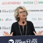 Foto Nicoloro G.   23/08/2021   Rimini   Quarta giornata della 42° edizione del Meeting di Comunione e Liberazione che quest' anno ha per titolo ' Il coraggio di dire io '. nella foto Patrizia De Luise presidente nazionale Confesercenti.
