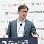 Foto Nicoloro G.   23/08/2021   Rimini   Quarta giornata della 42° edizione del Meeting di Comunione e Liberazione che quest' anno ha per titolo ' Il coraggio di dire io '. nella foto il sindaco di Firenze Dario Nardella.