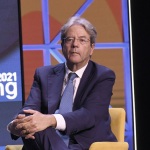 Foto Nicoloro G.   23/08/2021   Rimini   Quarta giornata della 42° edizione del Meeting di Comunione e Liberazione che quest' anno ha per titolo ' Il coraggio di dire io '. nella foto il Commissario Europeo Paolo Gentiloni.