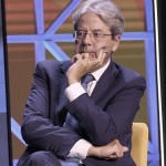 Foto Nicoloro G.   23/08/2021   Rimini   Quarta giornata della 42° edizione del Meeting di Comunione e Liberazione che quest\' anno ha per titolo \' Il coraggio di dire io \'. nella foto il Commissario Europeo Paolo Gentiloni.