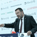 Foto Nicoloro G.   24/08/2021   Rimini   Quinta giornata della 42° edizione del Meeting di Comunione e Liberazione che quest' anno ha per titolo ' Il coraggio di dire io '. nella foto il segretario della Lega Matteo Salvini.