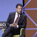 Foto Nicoloro G.   24/08/2021   Rimini   Quinta giornata della 42° edizione del Meeting di Comunione e Liberazione che quest\' anno ha per titolo \' Il coraggio di dire io \'. nella foto il segretario della Lega Matteo Salvini.