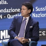 Foto Nicoloro G.   24/08/2021   Rimini   Quinta giornata della 42° edizione del Meeting di Comunione e Liberazione che quest\' anno ha per titolo \' Il coraggio di dire io \'. nella foto il professore Giuseppe Conte.