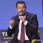 Foto Nicoloro G.   24/08/2021   Rimini   Quinta giornata della 42° edizione del Meeting di Comunione e Liberazione che quest' anno ha per titolo ' Il coraggio di dire io '. nella foto il segretario della Lega Matteo Salvini.