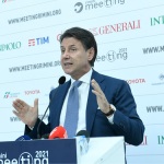 Foto Nicoloro G.   24/08/2021   Rimini   Quinta giornata della 42° edizione del Meeting di Comunione e Liberazione che quest' anno ha per titolo ' Il coraggio di dire io '. nella foto il professore Giuseppe Conte.
