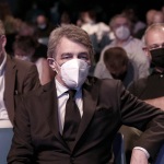 Foto Nicoloro G.   22/08/2021   Rimini    Terza giornata della 42° edizione del Meeting di Comunione e Liberazione che quest' anno ha per titolo ' Il coraggio di dire io '. nella foto il presidente del Parlamento Europeo Davide Sassoli.