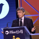 Foto Nicoloro G.   22/08/2021   Rimini    Terza giornata della 42° edizione del Meeting di Comunione e Liberazione che quest' anno ha per titolo ' Il coraggio di dire io '. nella foto il presidente del Parlamento Europeo Davide Sassoli.