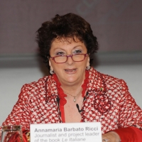 Foto Nicoloro G. 21/10/2011 Rimini Primo dei tre giorni della quarantaduesima edizione delle Giornate internazionali di studio Pio Manzu', quest' anno tutte al femminile e intitolate " XXI femminile. Dal secolo breve al secolo delle donne. Risposte di genere al futuro dell' umanita' ". nella foto Annamaria Barbato Ricci