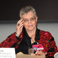 Foto Nicoloro G. 21/10/2011 Rimini Primo dei tre giorni della quarantaduesima edizione delle Giornate internazionali di studio Pio Manzu', quest' anno tutte al femminile e intitolate " XXI femminile. Dal secolo breve al secolo delle donne. Risposte di genere al futuro dell' umanita' ". nella foto Shulamith Koenig