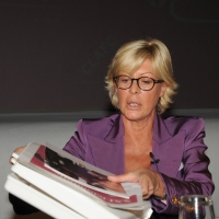 Foto Nicoloro G. 21/10/2011 Rimini Primo dei tre giorni della quarantaduesima edizione delle Giornate internazionali di studio Pio Manzu', quest' anno tutte al femminile e intitolate " XXI femminile. Dal secolo breve al secolo delle donne. Risposte di genere al futuro dell' umanita' ". nella foto Laura Frati Gucci