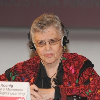 Foto Nicoloro G. 21/10/2011 Rimini Primo dei tre giorni della quarantaduesima edizione delle Giornate internazionali di studio Pio Manzu', quest' anno tutte al femminile e intitolate " XXI femminile. Dal secolo breve al secolo delle donne. Risposte di genere al futuro dell' umanita' ". nella foto Shulamith Koenig