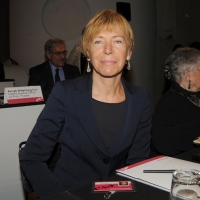 Foto Nicoloro G. 23/10/2011 Rimini Ultimo dei tre giorni della quarantaduesima edizione delle Giornate internazionali di studio Pio Manzu’, quest’ anno tutte al femminile e intitolate ” XXI femminile. Dal secolo breve al secolo delle donne. Risposte di genere al futuro dell’ umanita’ “. nella foto Milena Gabanelli