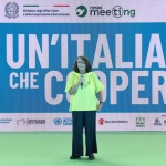 Foto Nicoloro G.   21/08/2022   Rimini   Seconda giornata della 43° edizione del Meeting di C.L. che ha per tema '  Una passione per l' uomo '. nella foto Marina Sereni viceministro Affari Esteri e Cooperazione internazionale.