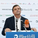 Foto Nicoloro G.   25/08/2022   Rimini   Sesta ed ultima giornata della 43° edizione del Meeting di C.L. che ha per tema '  Una passione per l' uomo '. nella foto il leader di Azione Carlo Calenda.