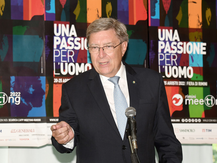 Foto Nicoloro G.   22/08/2022   Rimini   Terza  giornata della 43° edizione del Meeting di C.L. che ha per tema '  Una passione per l' uomo '. nella foto il ministro Enrico Giovannini.