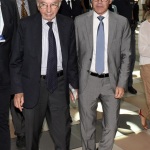 Foto Nicoloro G.   22/08/2022   Rimini   Terza  giornata della 43° edizione del Meeting di C.L. che ha per tema '  Una passione per l' uomo '. nella foto Giuliano Amato presidente della Corte Costituzionale, a sinistra, e il prefetto di Rimini Giuseppe Forlenza.