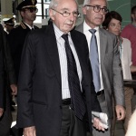Foto Nicoloro G.   22/08/2022   Rimini   Terza  giornata della 43° edizione del Meeting di C.L. che ha per tema '  Una passione per l' uomo '. nella foto Giuliano Amato presidente della Corte Costituzionale, a sinistra, e il prefetto di Rimini Giuseppe Forlenza.