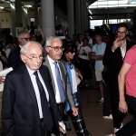 Foto Nicoloro G.   22/08/2022   Rimini   Terza  giornata della 43° edizione del Meeting di C.L. che ha per tema '  Una passione per l' uomo '. nella foto Giuliano Amato presidente della Corte Costituzionale, a sinistra, e il prefetto di Rimini Giuseppe Forlenza.