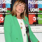 Foto Nicoloro G.   22/08/2022   Rimini   Terza  giornata della 43° edizione del Meeting di C.L. che ha per tema '  Una passione per l' uomo '. nella foto Donatella Tesei presidente regione Umbria.