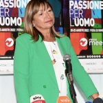 Foto Nicoloro G.   22/08/2022   Rimini   Terza  giornata della 43° edizione del Meeting di C.L. che ha per tema '  Una passione per l' uomo '. nella foto Donatella Tesei presidente regione Umbria.