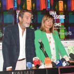 Foto Nicoloro G.   22/08/2022   Rimini   Terza  giornata della 43° edizione del Meeting di C.L. che ha per tema '  Una passione per l' uomo '. nella foto Attilio Fontana, prsidente della regione Lombardia, e Donatella Tesei presidente della regione Umbria.