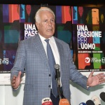 Foto Nicoloro G.   22/08/2022   Rimini   Terza  giornata della 43° edizione del Meeting di C.L. che ha per tema '  Una passione per l' uomo '. nella foto Eugenio Giani presidente regione Toscana.