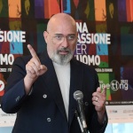 Foto Nicoloro G.   22/08/2022   Rimini   Terza  giornata della 43° edizione del Meeting di C.L. che ha per tema '  Una passione per l' uomo '. nella foto Stefano Bonaccini presidente della regione Emilia-Romagna.