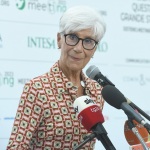 Foto Nicoloro G.   23/08/2023   Rimini   Quarta giornata della 44° edizione del Meeting di C.L. dal titolo  '' L' esistenza umana e' un' amicizia inesauribile '' . nella foto Silvana Sciarra presidente Corte Costituzionale.