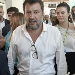 Foto Nicoloro G.   23/08/2023   Rimini   Quarta giornata della 44° edizione del Meeting di C.L. dal titolo  '' L' esistenza umana e' un' amicizia inesauribile '' . nella foto il ministro Matteo Salvini.