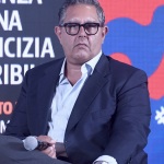 Foto Nicoloro G.   23/08/2023   Rimini   Quarta giornata della 44° edizione del Meeting di C.L. dal titolo  '' L' esistenza umana e' un' amicizia inesauribile '' . nella foto Giovanni Toti governatore della Liguria.