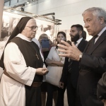 Foto Nicoloro G.   23/08/2023   Rimini   Quarta giornata della 44° edizione del Meeting di C.L. dal titolo  '' L' esistenza umana e' un' amicizia inesauribile '' . nella foto il ministro Antonio Tajani visita la mostra ' Azer '.