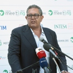 Foto Nicoloro G.   23/08/2023   Rimini   Quarta giornata della 44° edizione del Meeting di C.L. dal titolo  '' L' esistenza umana e' un' amicizia inesauribile '' . nella foto Giovanni Toti governatore della Liguria.