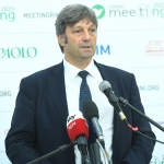 Foto Nicoloro G.   24/08/2023   Rimini   Quinta giornata della 44° edizione del Meeting di C.L. dal titolo  '' L' esistenza umana e' un' amicizia inesauribile '' . nella foto Matteo Zoppas presidente ICE.