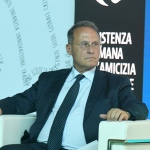 Foto Nicoloro G.   24/08/2023   Rimini   Quinta giornata della 44° edizione del Meeting di C.L. dal titolo  '' L' esistenza umana e' un' amicizia inesauribile '' . nella foto Edmondo Cirielli viceministro agli Esteri.